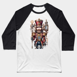 Steampunk Christmas Nutcracker Baseball T-Shirt